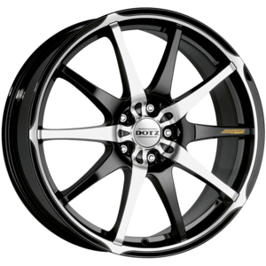 Dotz Shuriken Black 8x19